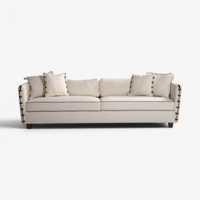 Lunete 4 Seater Sofa Beige