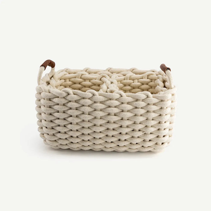 Lyna Basket Set of 3pcs -White