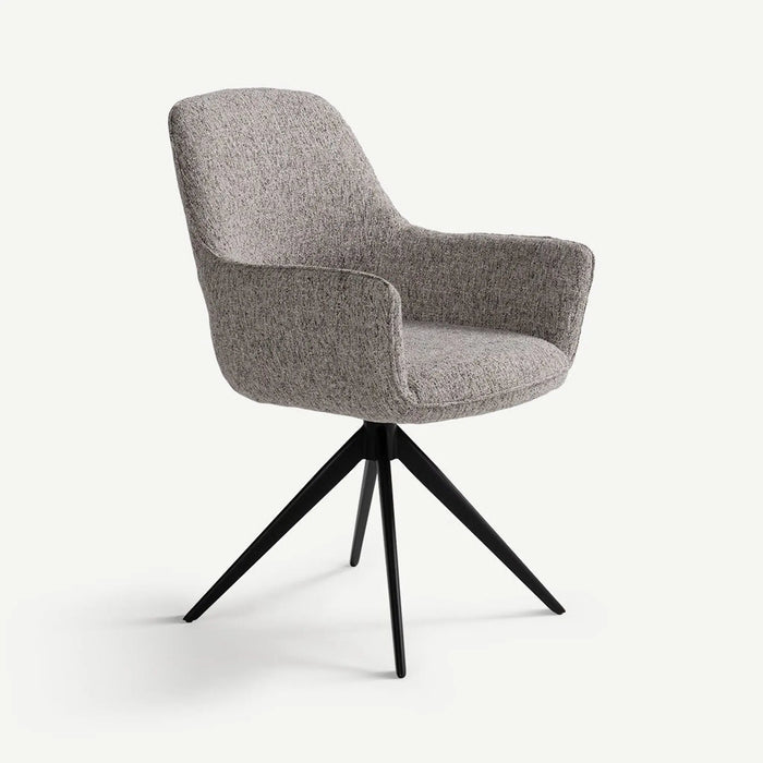 Metlan Dining Arm Chair Grey