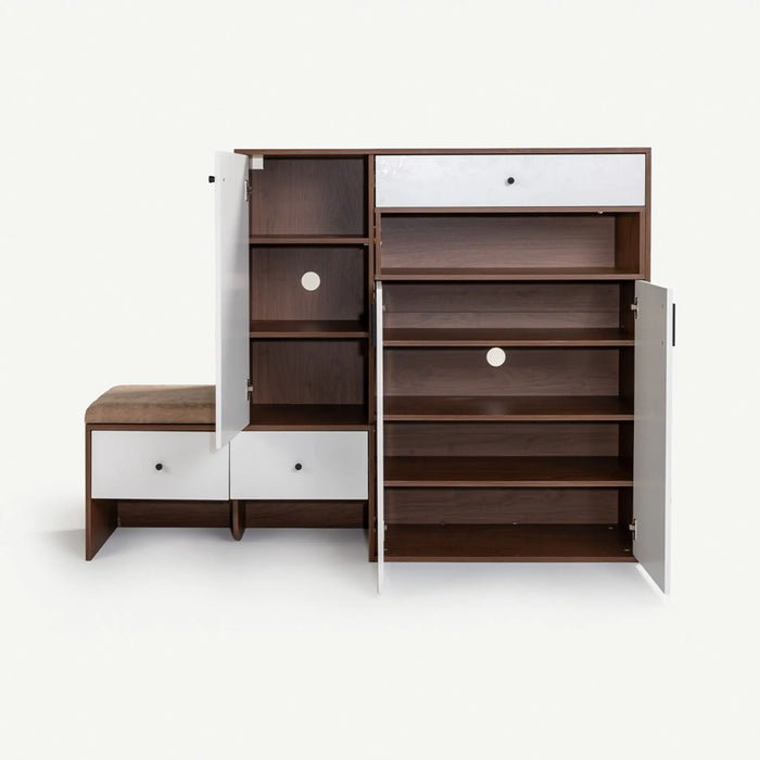 Metod 17-Pair Shoe Cabinet White