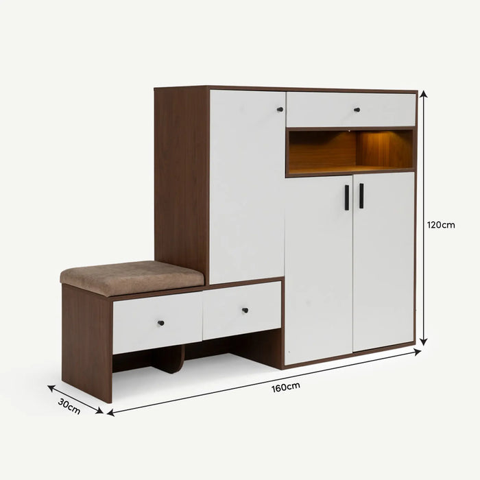 Metod 17-Pair Shoe Cabinet White