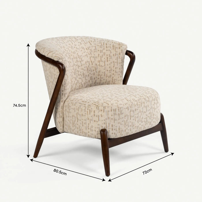 Mev Accent Chair Beige