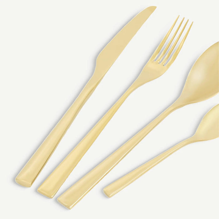 Meyar Cutlery Set of 24 Pcs-Gold OC Home