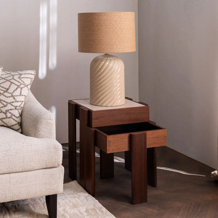 Milla Nest of Tables Walnut
