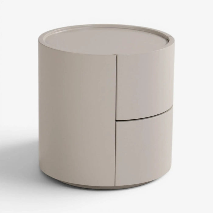 Minow Bedside Table White