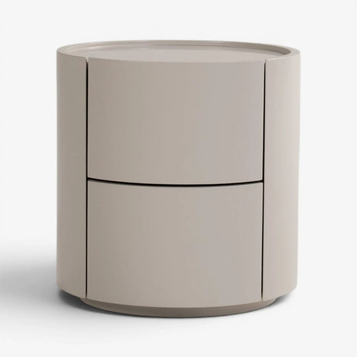 Minow Bedside Table White