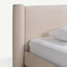 Moire Twin Bed 120x200cm Ecru OC Home