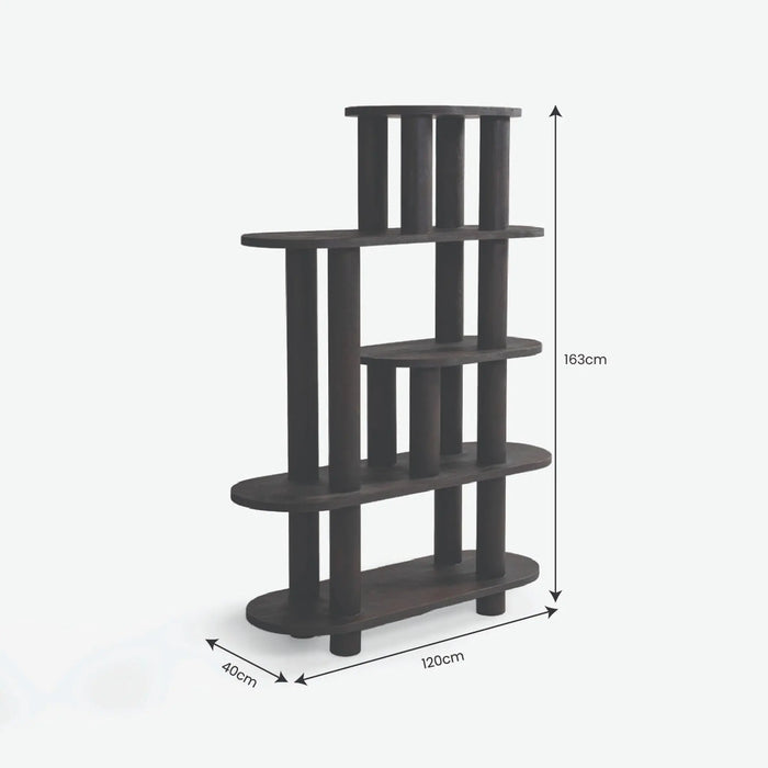 Naman Bookshelf Brown