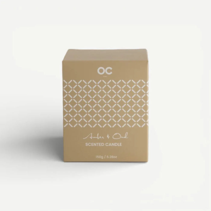 Nessa Jar Candle 150g-Amber & Oud