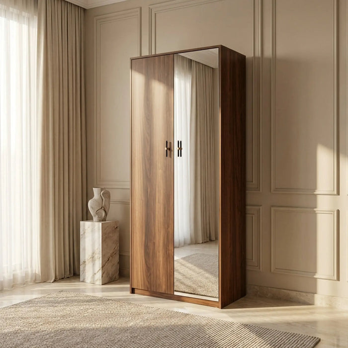 Nivel 28-Pair Shoe Cabinet Walnut