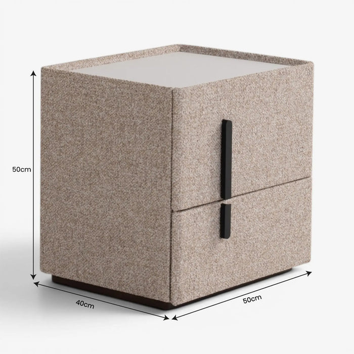 Otaro Bedside Table Walnut