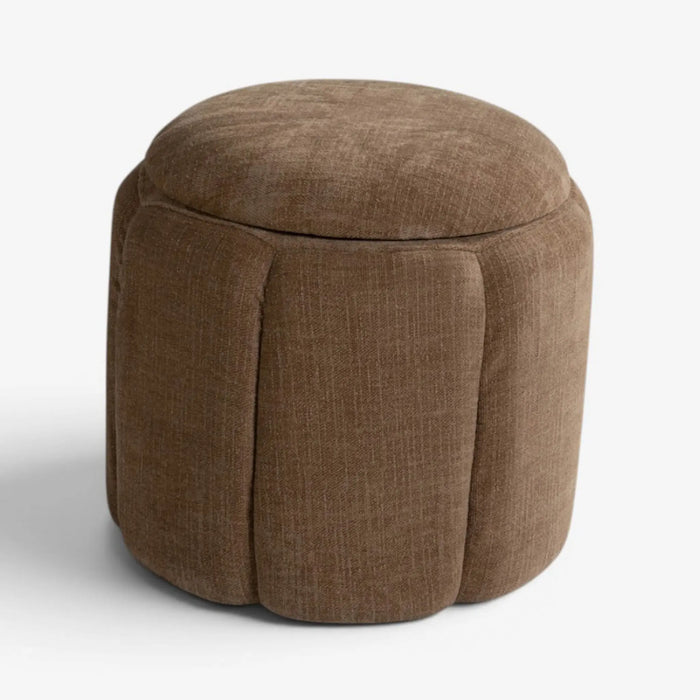 Philis Stool with Storage Brown