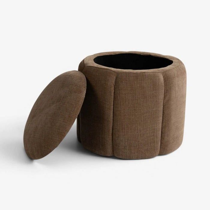 Philis Stool with Storage Brown