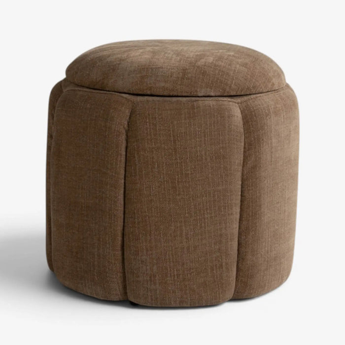 Philis Stool with Storage Brown