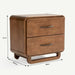Ralon Bedside Table Natural OC Home