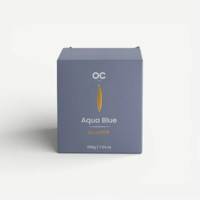 Ria Jar Candle 200g-Aqua Blue