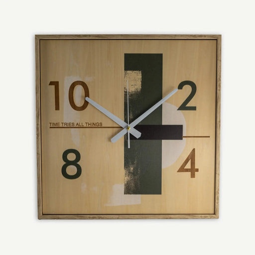 Saea Square Wall Clock - 40cm OC Home
