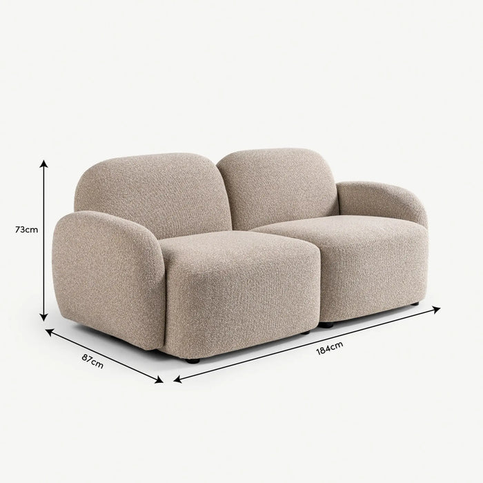 Sarera 2 Seater Sofa Beige