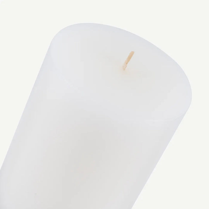Semplice Pillar Candle 7.6x15cm - White