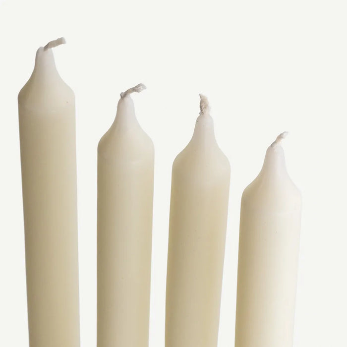 Semplice Taper Candle 4pcs Set - White