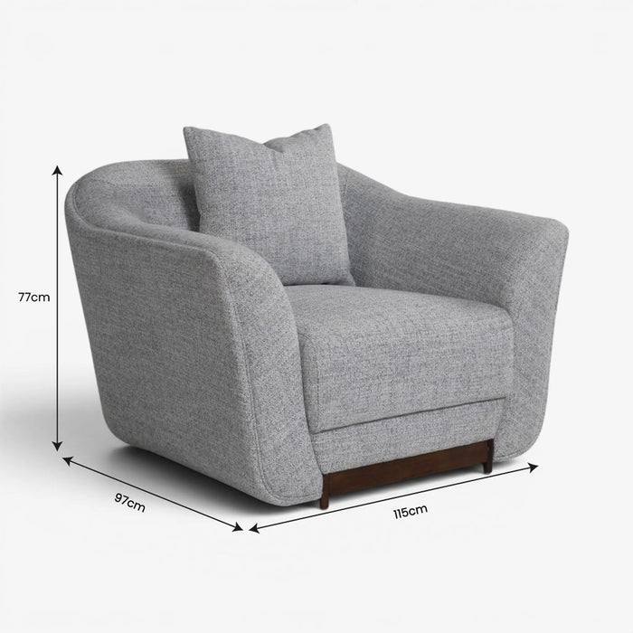 Sergio 1 Seater Sofa Beige