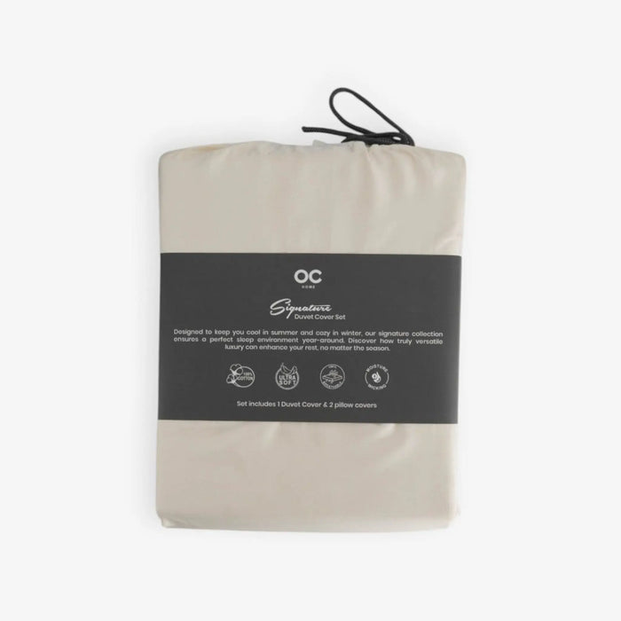 Signature Duvet Cover Set 220x260cm - Ivory