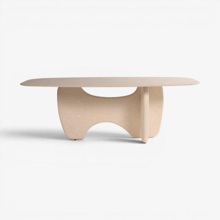 Stepan 6 Seater Dining Table Ivory