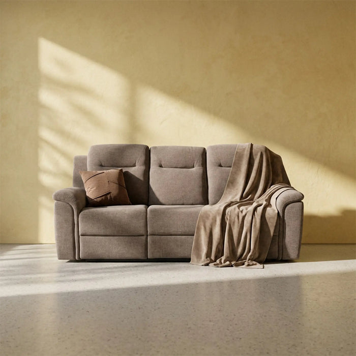 Sunder 3 Seater Recliner Sofa Mocha