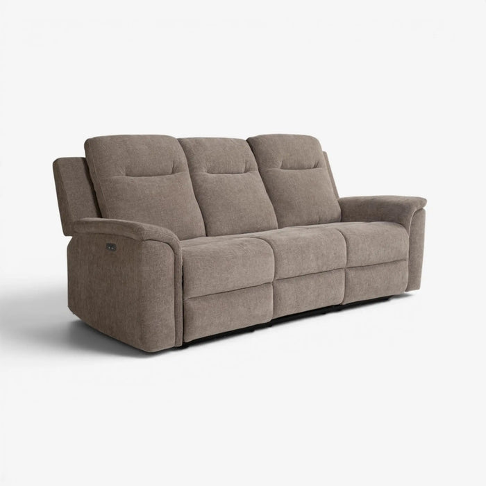 Sunder 3 Seater Recliner Sofa Mocha
