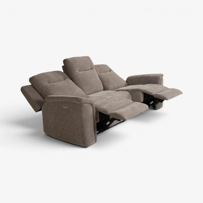 Sunder 3 Seater Recliner Sofa Mocha