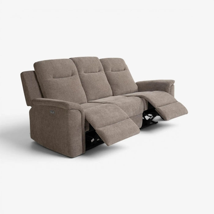 Sunder 3 Seater Recliner Sofa Mocha