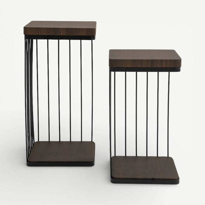 Symin Nest of Tables Walnut