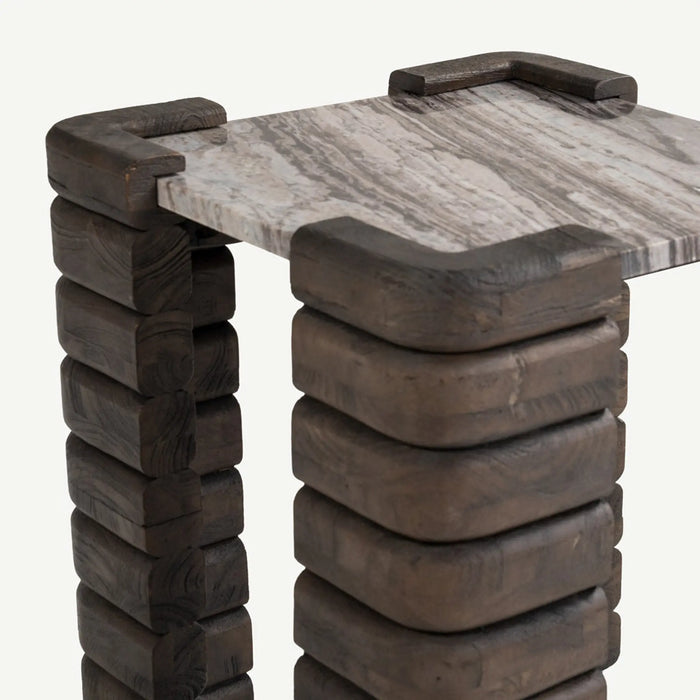 Tliji End Table Grey