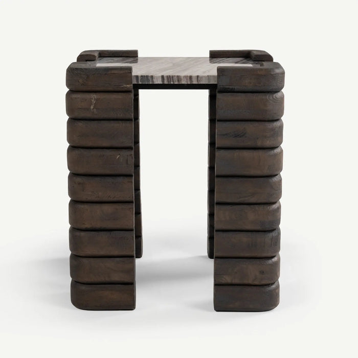 Tliji End Table Grey