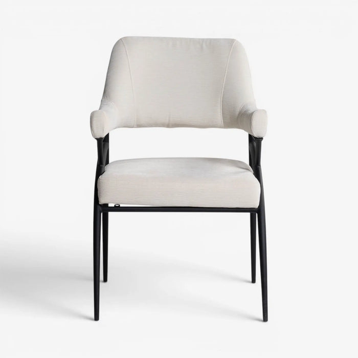 Vimer Dining Arm Chair Ivory
