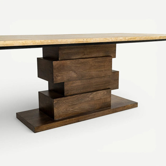 Vogue 6 Seater Dining Table Natural