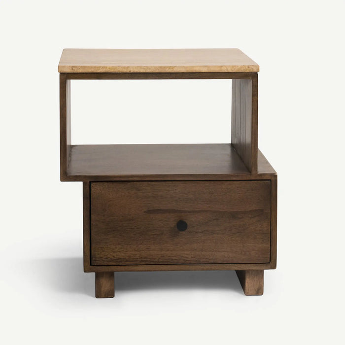Vogue Bedside Table Natural