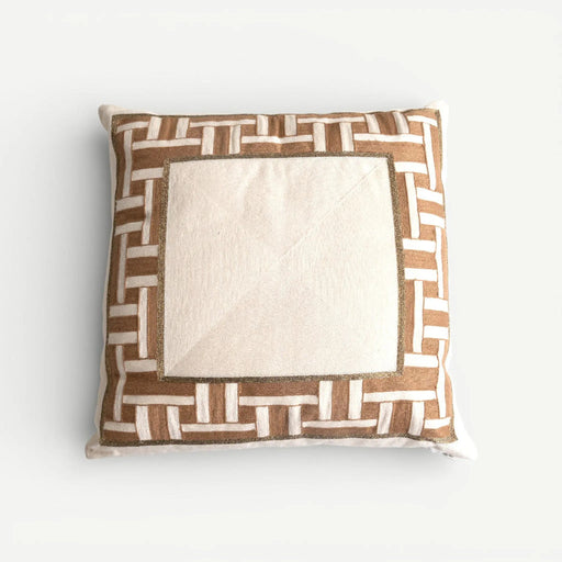 Vogue Border Emb Cushion - 50x50cm OC Home
