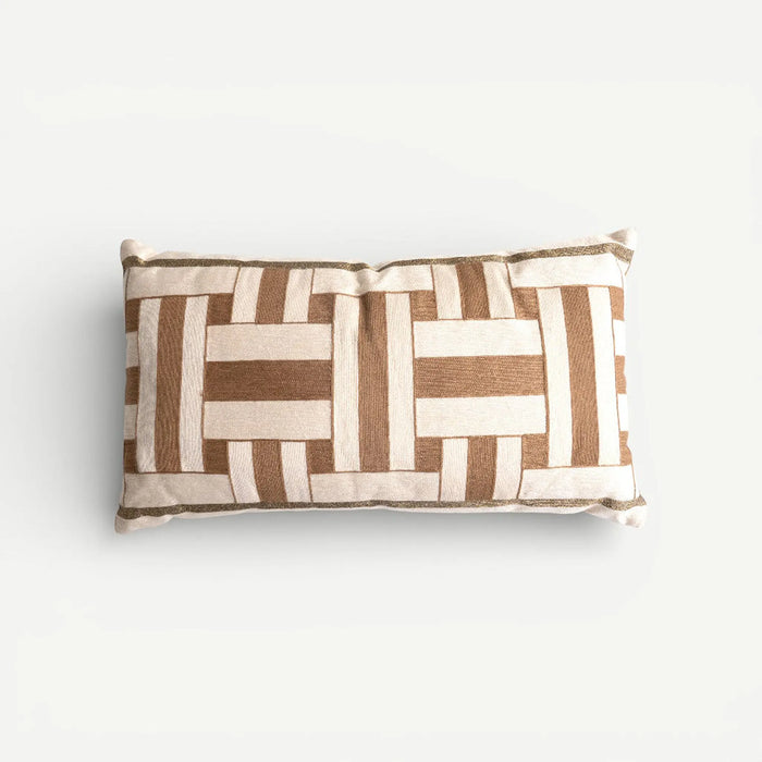 Vogue Embroidered Cushion - 35x60cm