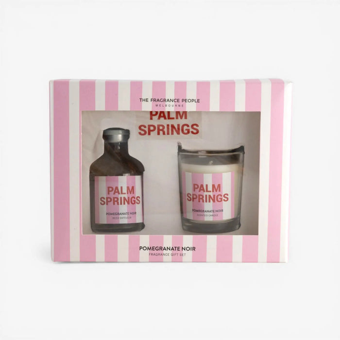 Voyage Gift Set Candle- Pomegranate Noir