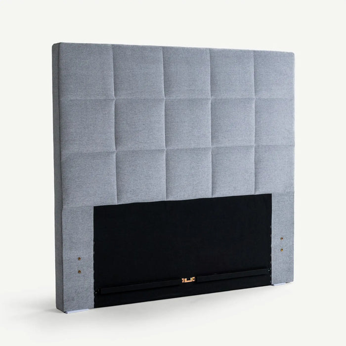 Yeema Square Headboard 120x200cm Grey