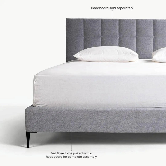 Yeema Static Bed Base 180x200cm Grey