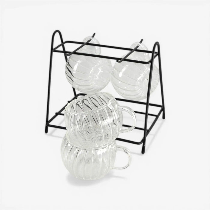 Zaylee Cup W/Stand Set of 4pcs