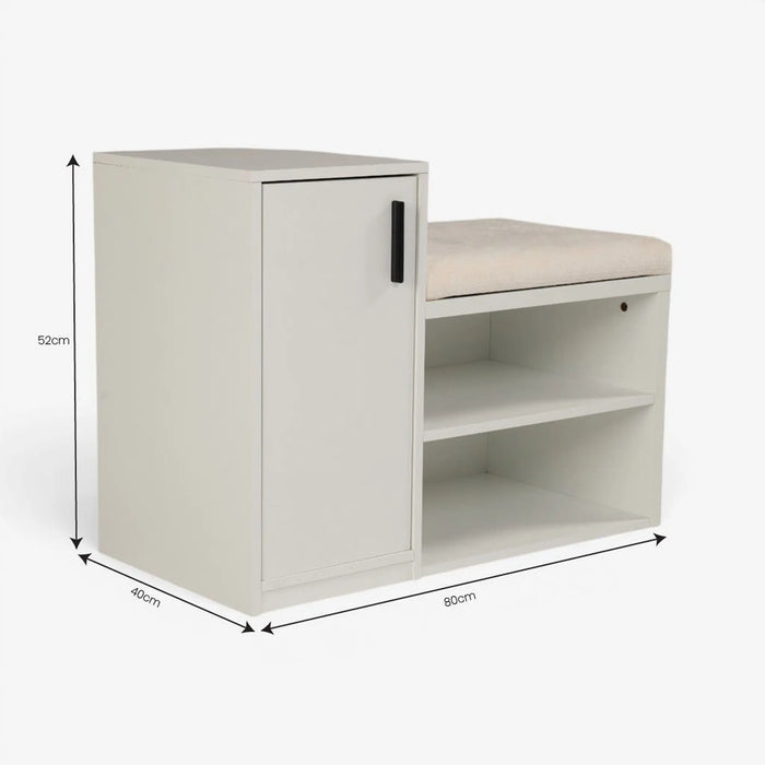 Offen 6-Pair Shoe Rack White