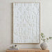 Andres Handcrafted Textured Wall Art 120X80Cm - White Pan Home