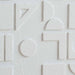 Andres Handcrafted Textured Wall Art 120X80Cm - White Pan Home