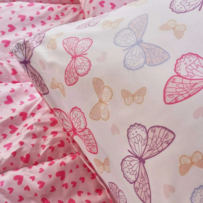 Aria Butterfly 2-Piece Single Comforter Set 160X220Cm - Pink