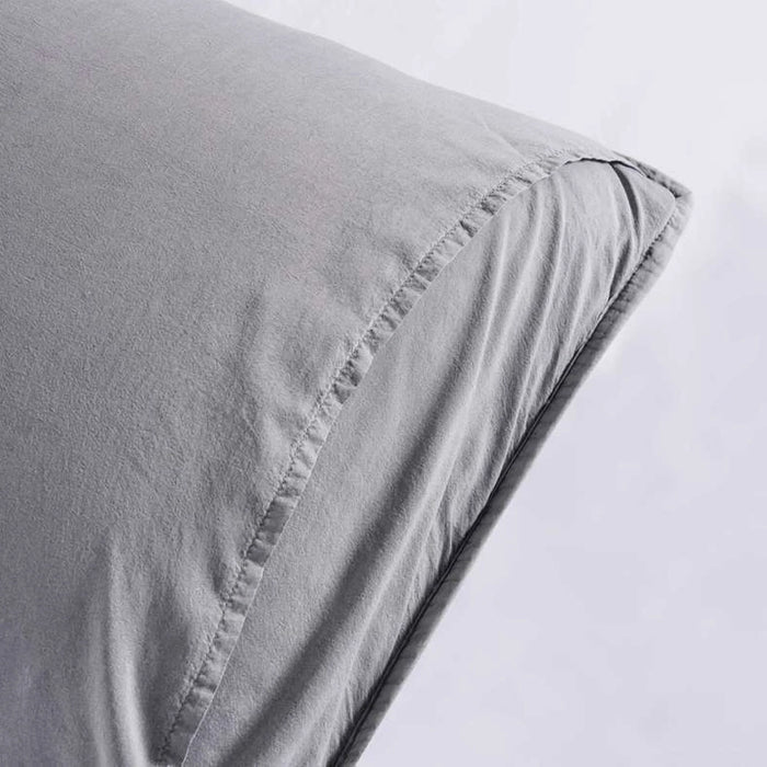 Cecilia 3-Piece Velvet King Bedspread Set 220X240Cm - Grey