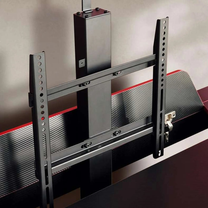 Cenahar Gaming Desk With Shelve Melamine - Red & Black