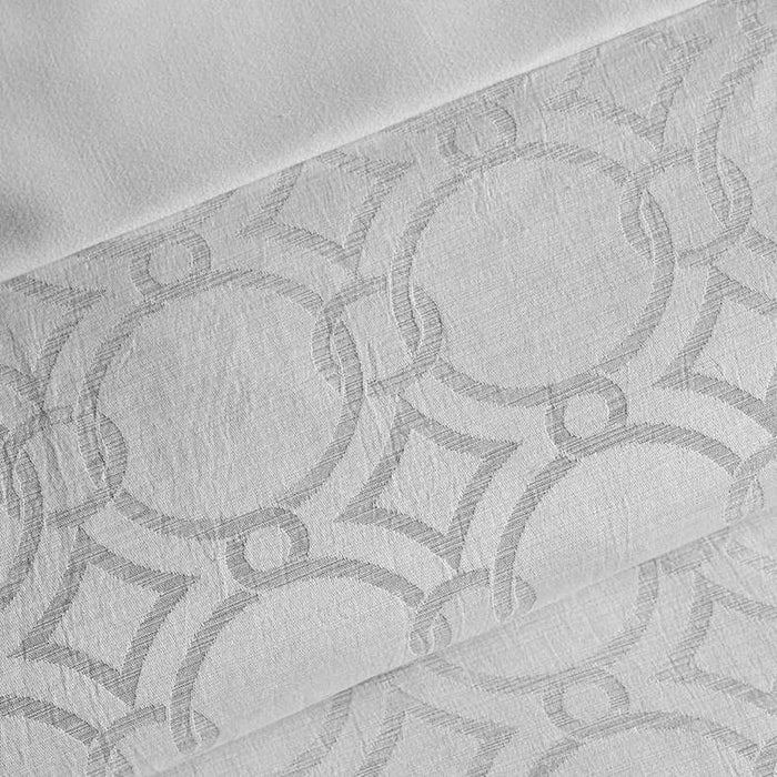 Circular Jq 8-Piece King Bed In A Bag  240X260Cm - Grey